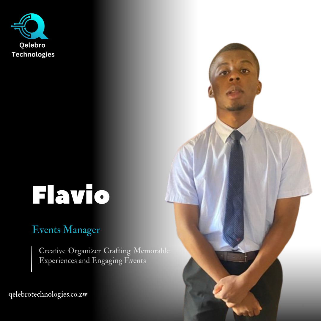 Flavio - Events Manager at Qelebro Technologies, Corporate Events Specialist